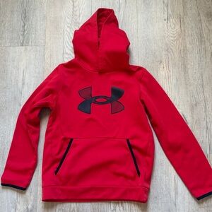 Boys Under Armour Fleece Big Logo Hoodie